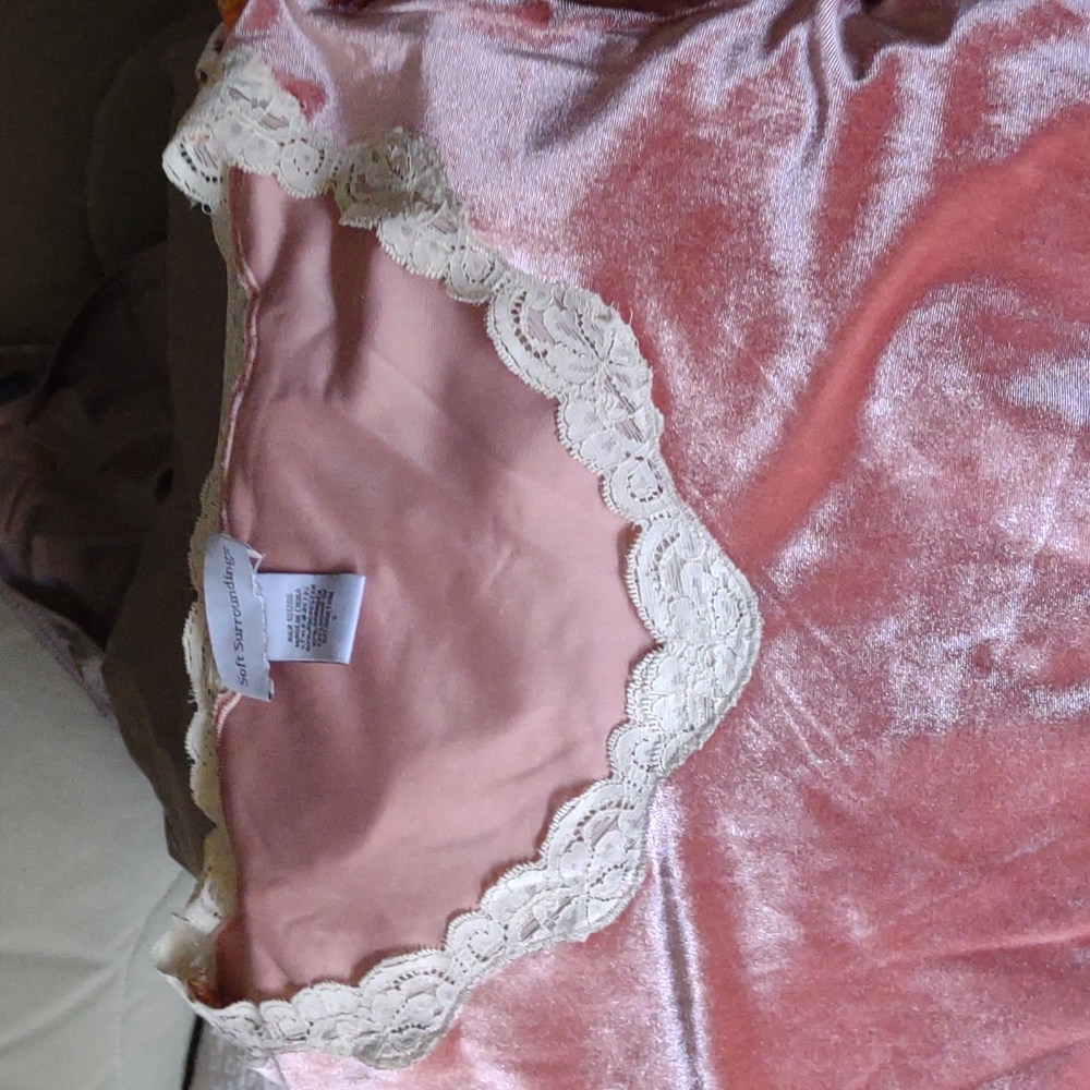 Soft Surroundings velvet blouse